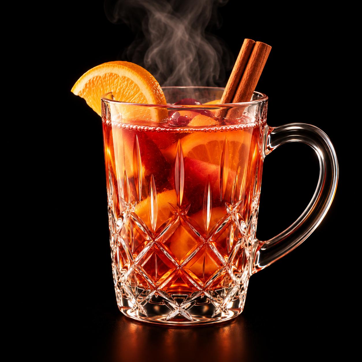 Horatio’s Punch warm serviert